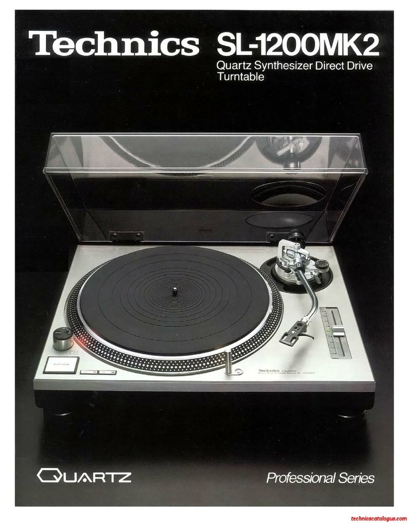 Technics SL-12000MK2 User manual