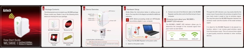 Aztech WL580E Instructions for use