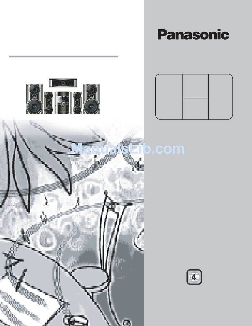 Panasonic SC-TM900DVD Service manual
