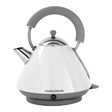 Morphy Richards Traditional kettle User manual Morphy Richards Traditional kettle User manual