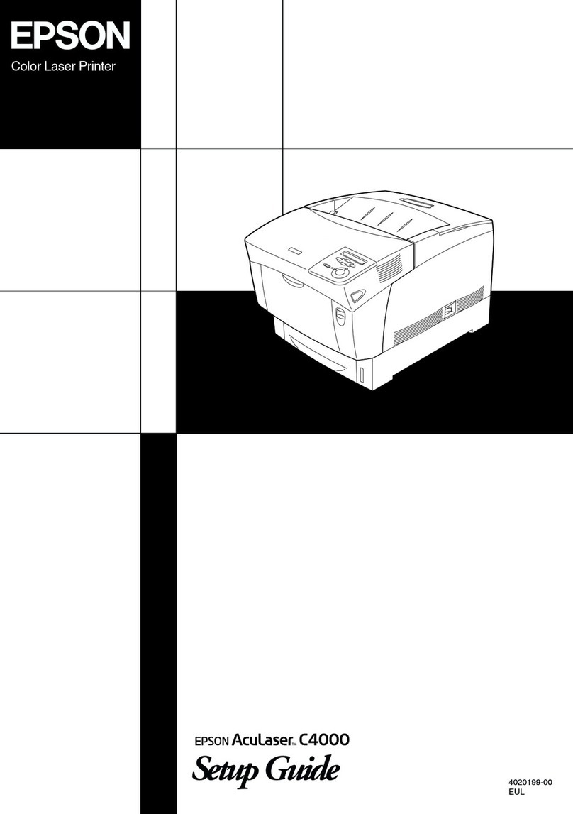 Epson AcuLaser C4000 User manual