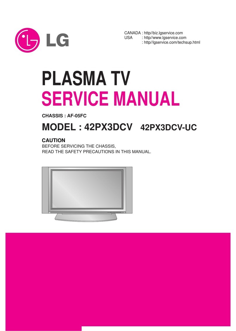 LG 42PX3DCV - Plasma Panel With TV Tuner Service manual