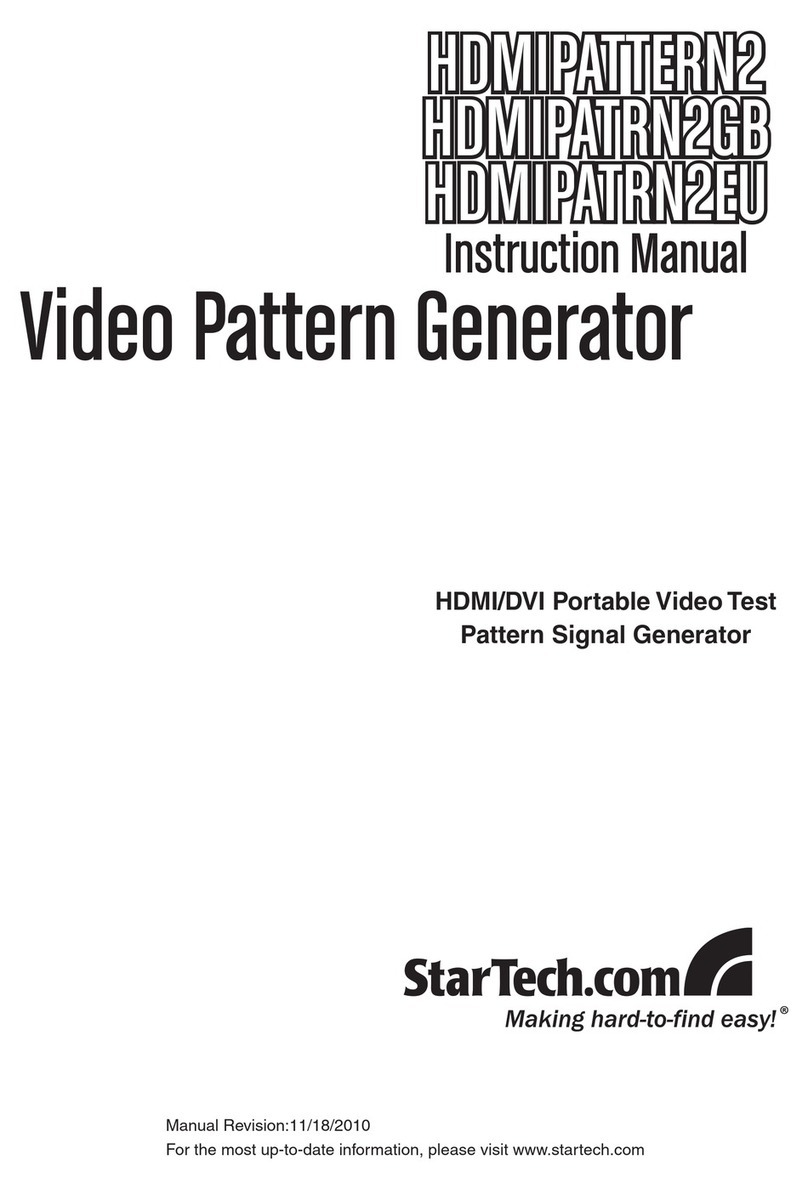 StarTech.com HDMIPATTERN2 instruction manual