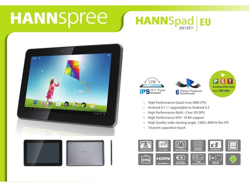 HANNspree HANNSpad SN1AT7 Brochure & specs