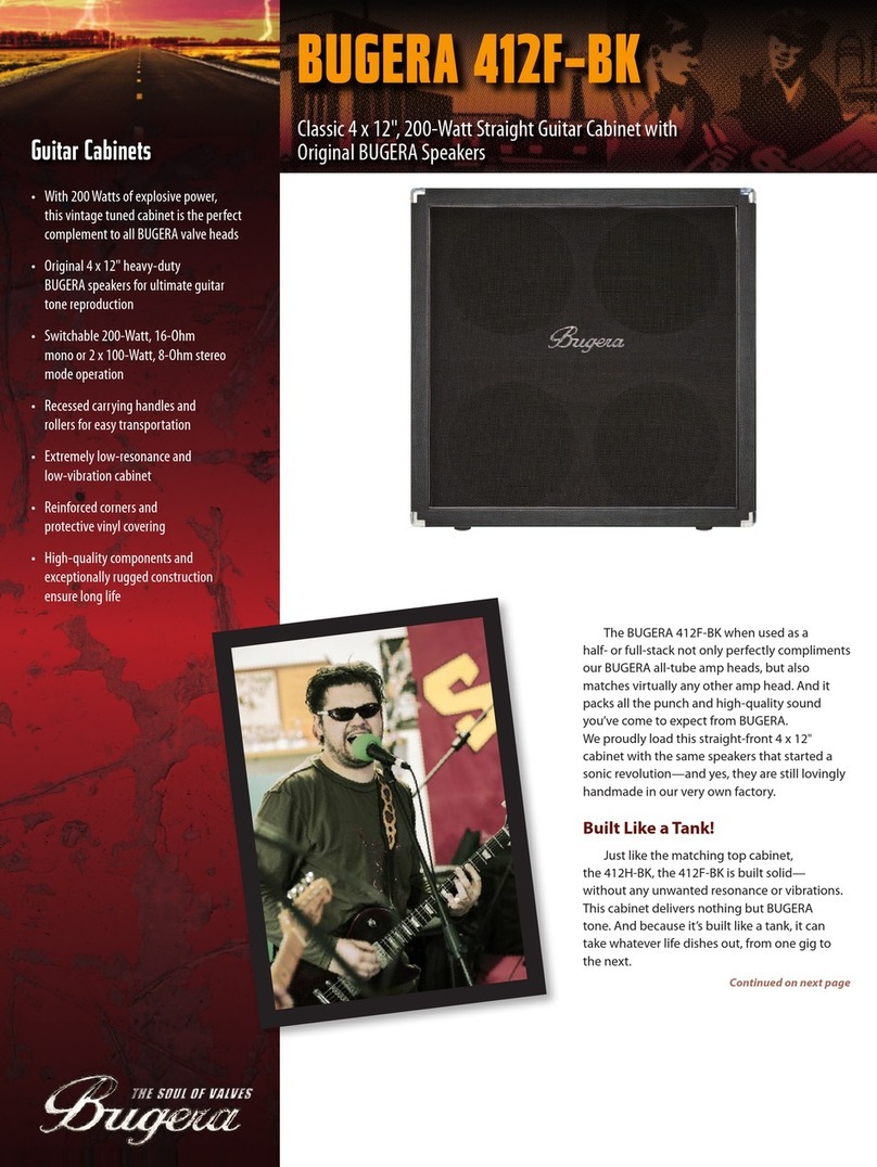 Bugera 412F-BK Brochure & specs