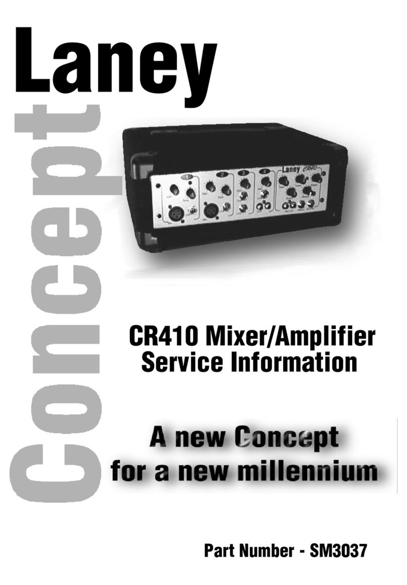 Laney Concept CR410 Operating and installation instructions