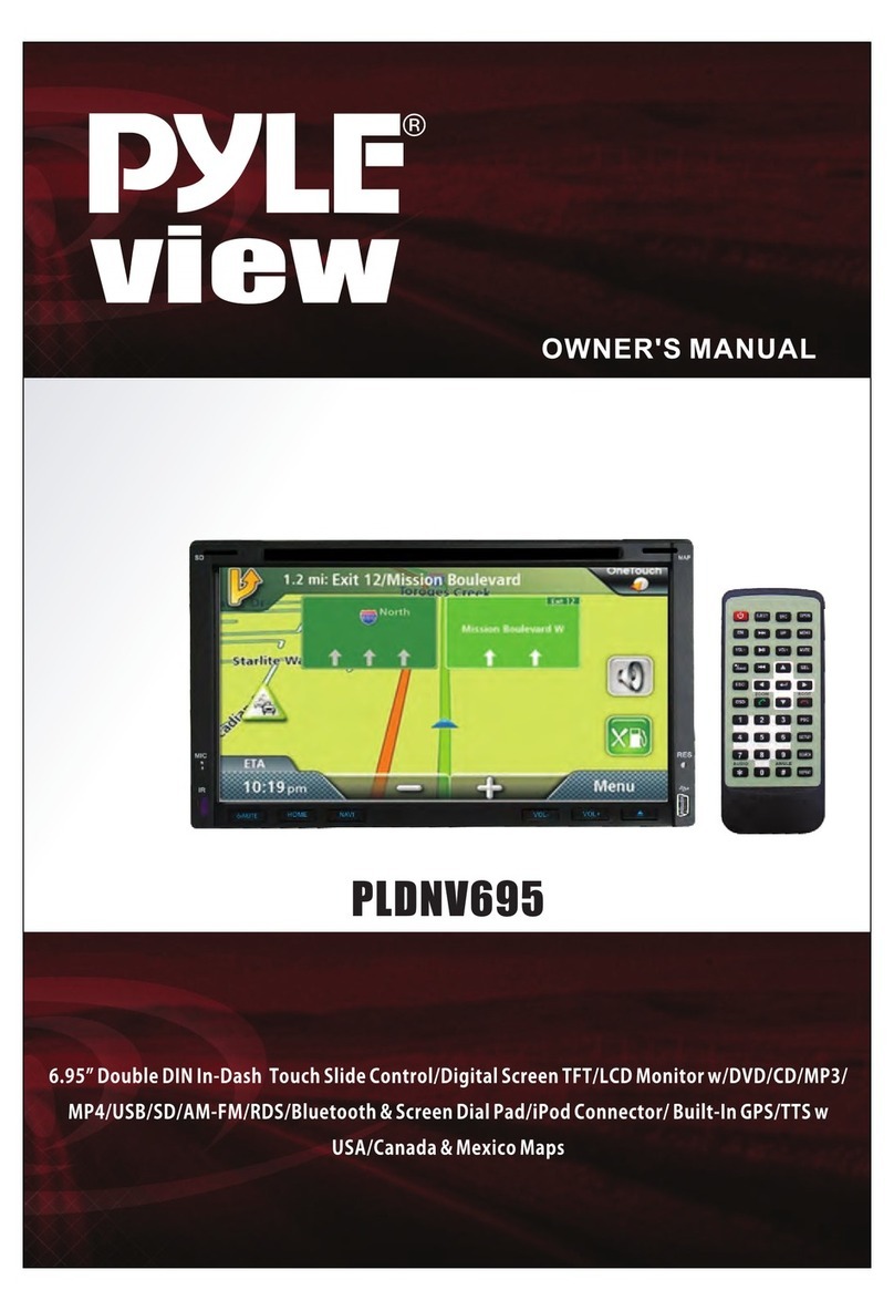 Pyle view PLDNV695 owner's manual