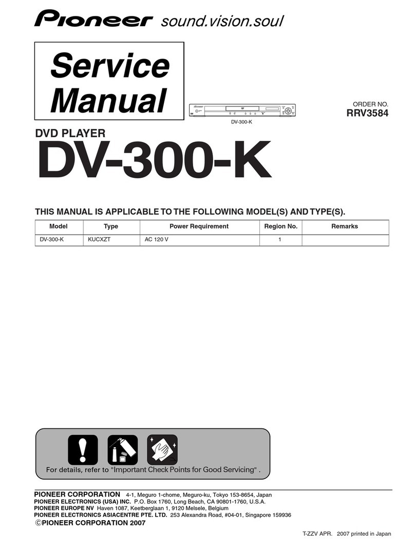 Pioneer DV-300-K User manual