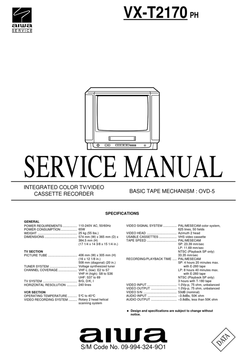 Aiwa VX-T2170 ph Service manual