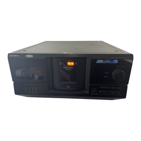 Sony CDP-CX235 - Mega Changer Installation guide