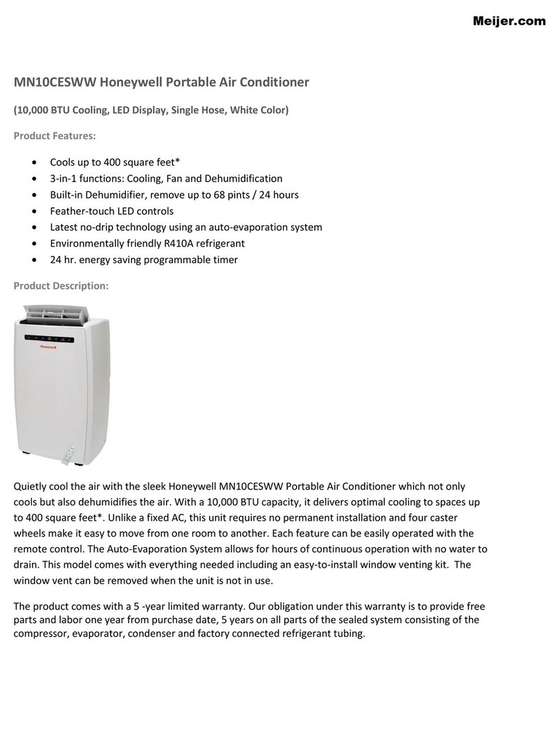 Honeywell MN10CESWW User manual Honeywell MN10CESWW User manual