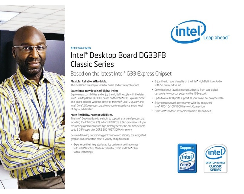 Intel DG33FB - Desktop Board Classic Series... User manual