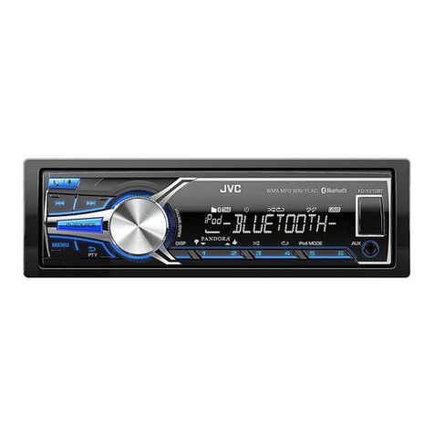JVC KD-X310BT User manual