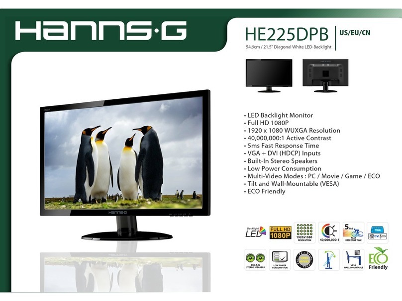 Hanns.G HE225DPB User manual