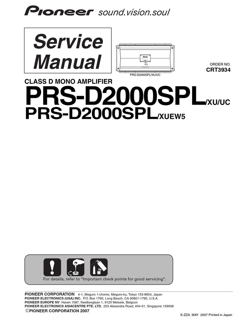 Pioneer PRS-D2000SPL/XU/UC User manual