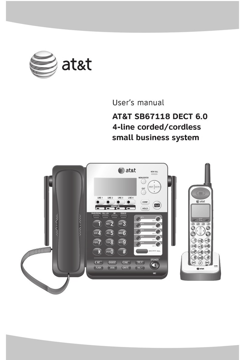 AT&T SB67118 DECT 6.0 User manual