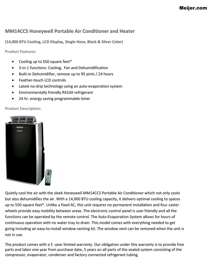 Honeywell MM14CCS User manual Honeywell MM14CCS User manual