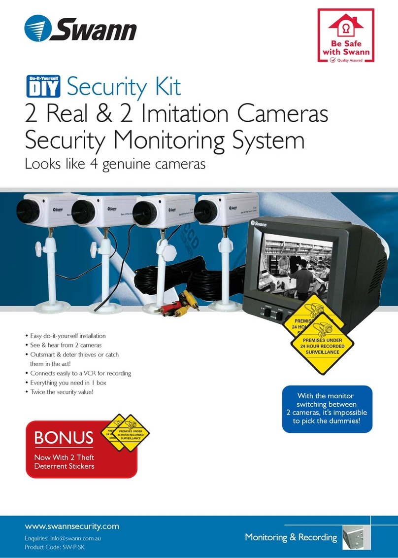 Swann 2 Real & 2 Imitation Cameras Security Monitoring... User manual