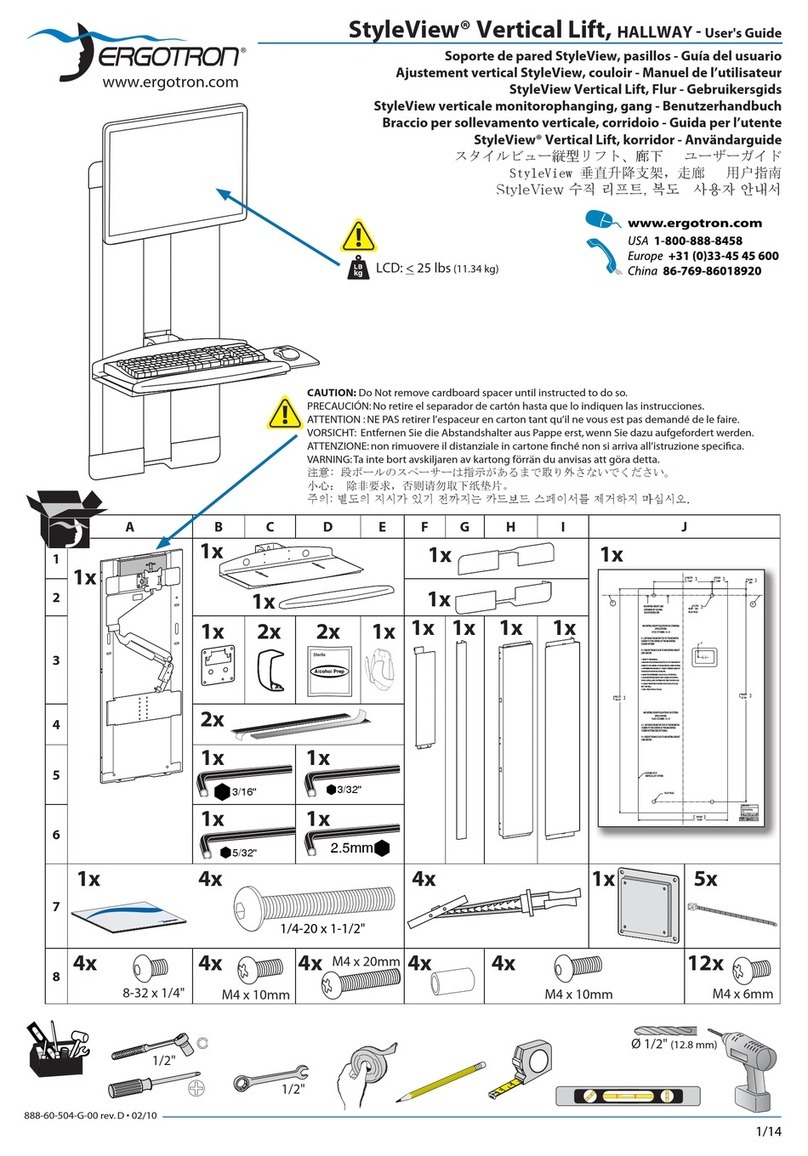 Ergotron StyleView user guide