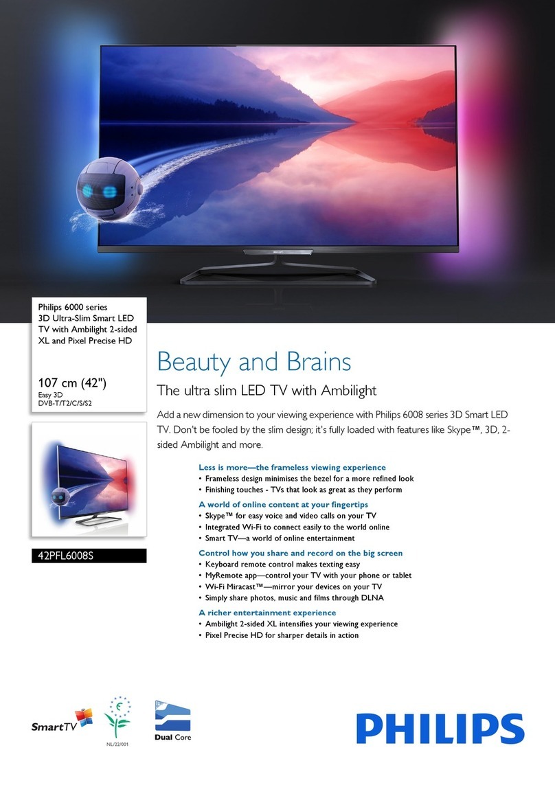 Philips 42PFL6008S/12 User manual