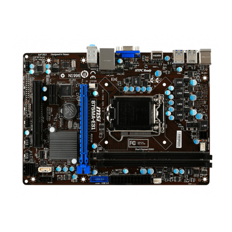 MSI B75MA-E31 series User manual