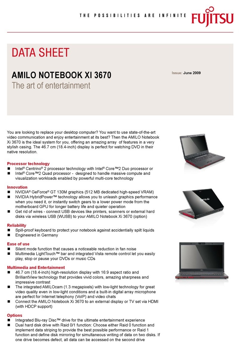 Fujitsu AMILO XI 3670 User manual
