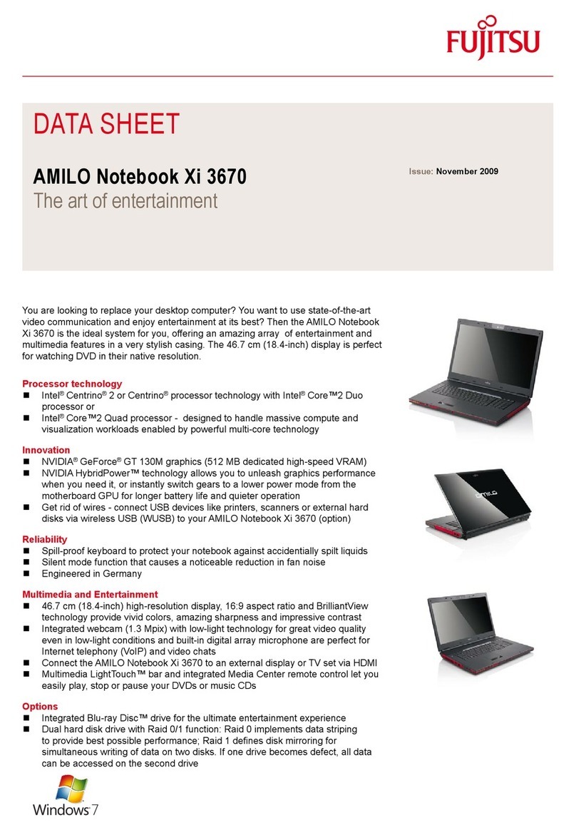 Fujitsu AMILO Xi 3670 User manual