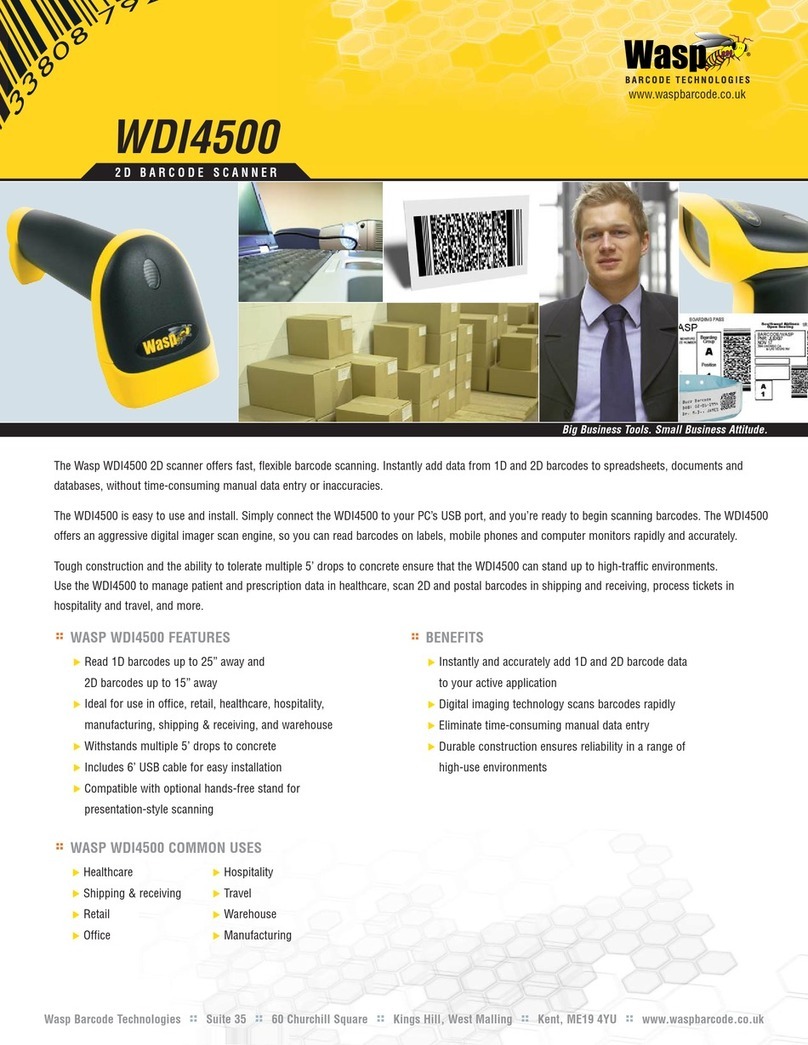 Wasp WDI4500 User manual