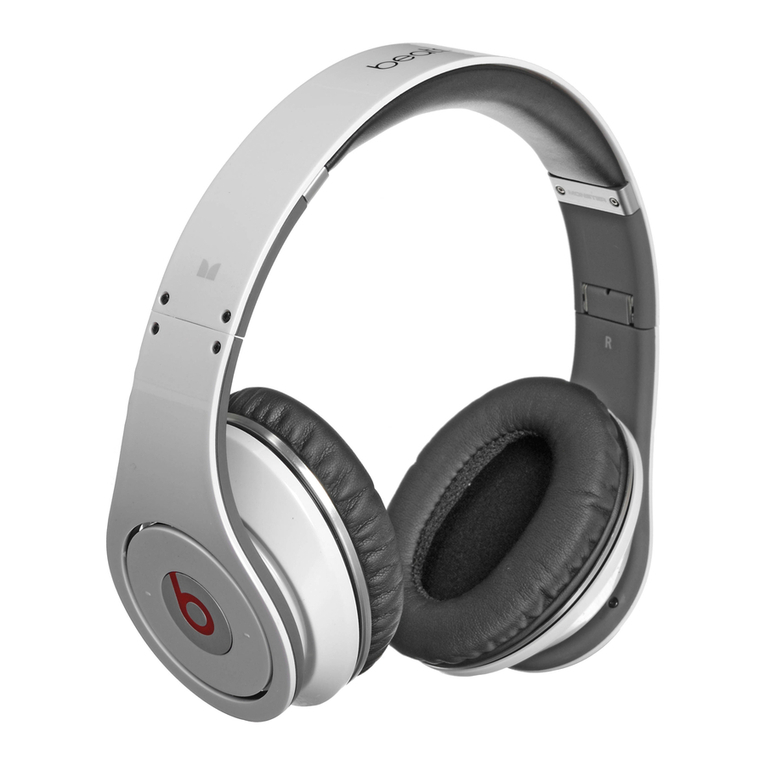 Monster Beats Studio Instruction Manual