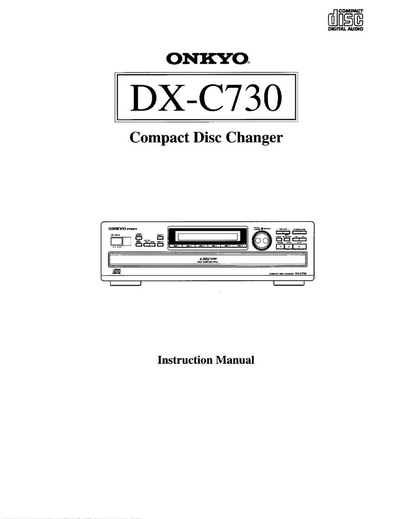 Onkyo DX-C730 User manual