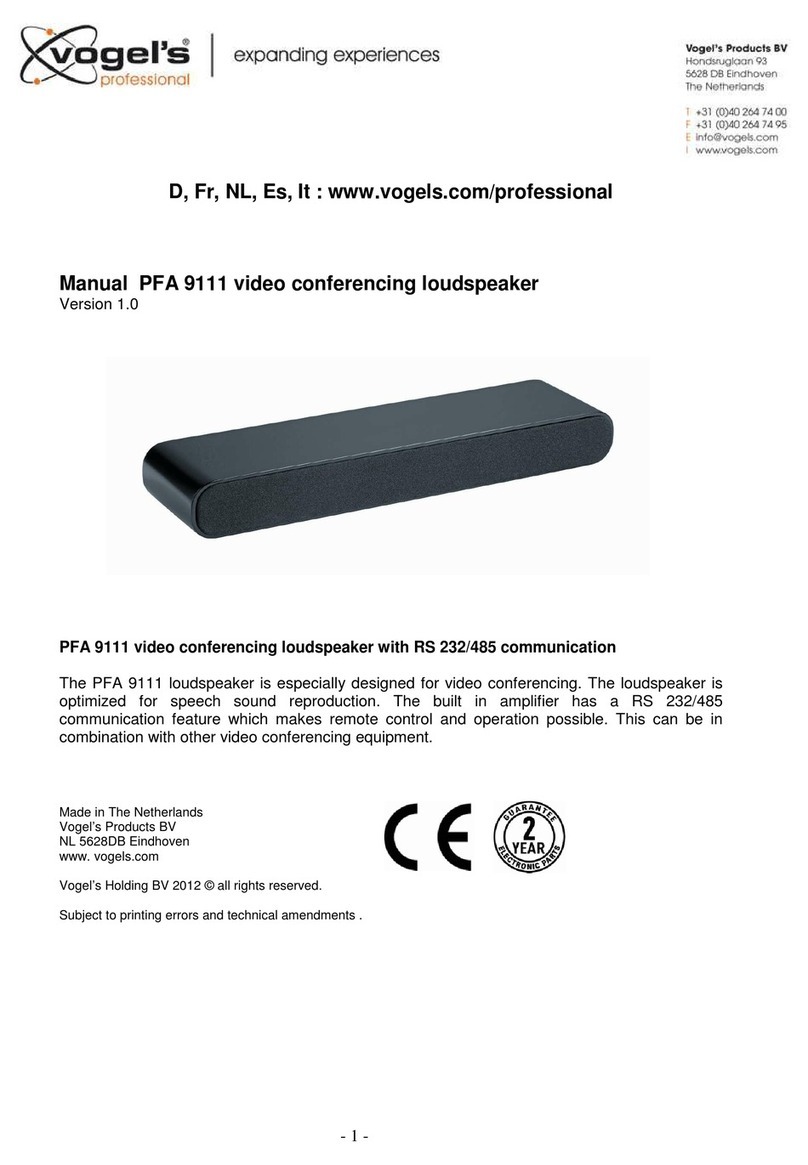 VOGELS PFA 9111 User manual