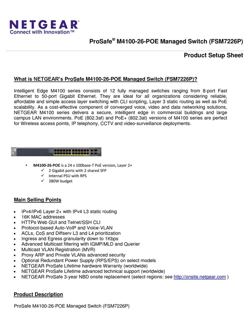NETGEAR ProSafe M4100-26-POE User manual
