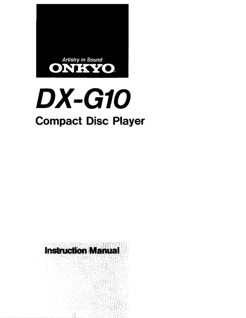 Onkyo DX-G10 User manual