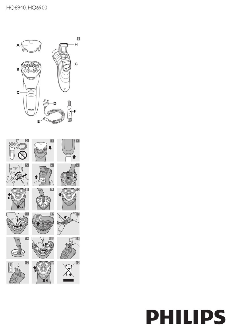 Philips HQ6940 User manual Philips HQ6940 User manual