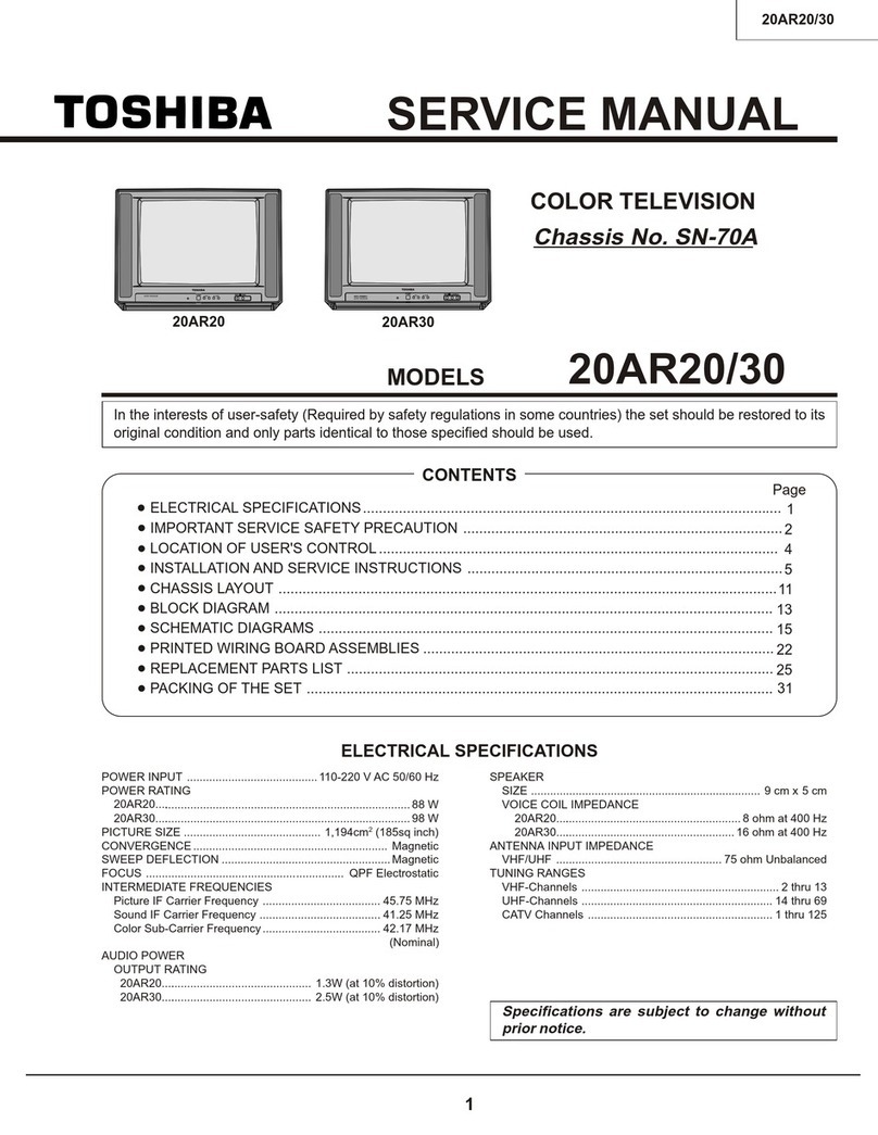 Toshiba 20AR20 User manual