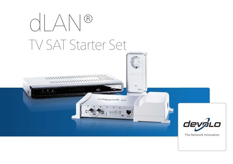 Devolo dLAN TV SAT Starter Set manual&nbsp;
