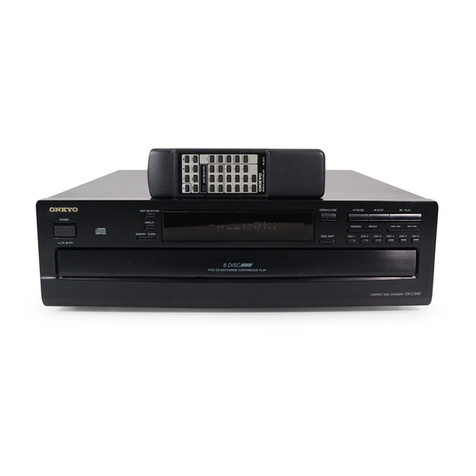 Onkyo DX-C340 User manual Onkyo DX-C340 User manual