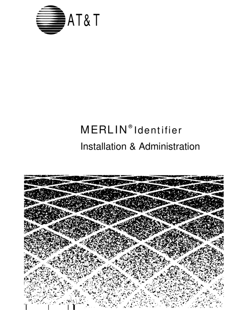 AT&T Merlin Instruction Manual AT&T Merlin Instruction Manual