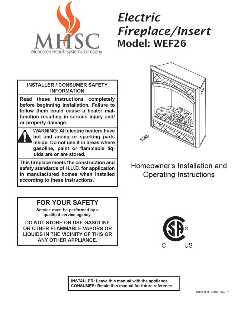 MHSC WEF26 Mounting instructions