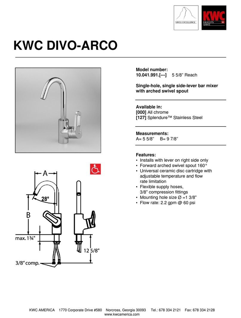 KWC DIVO-ARCO 10.041.991 User manual