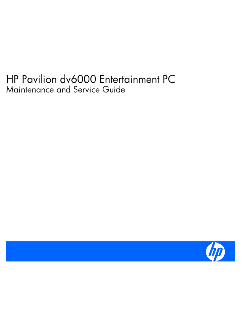 HP Pavilion DV6000 Manual HP Pavilion DV6000 Manual
