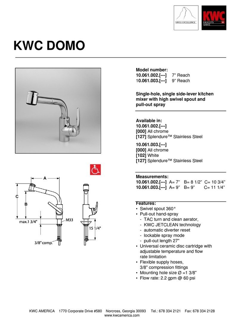 KWC DOMO 10.061.002 User manual