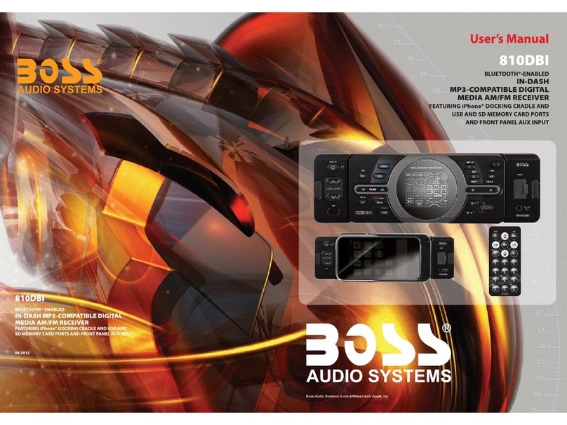Boss Audio Systems 810DBI user manual