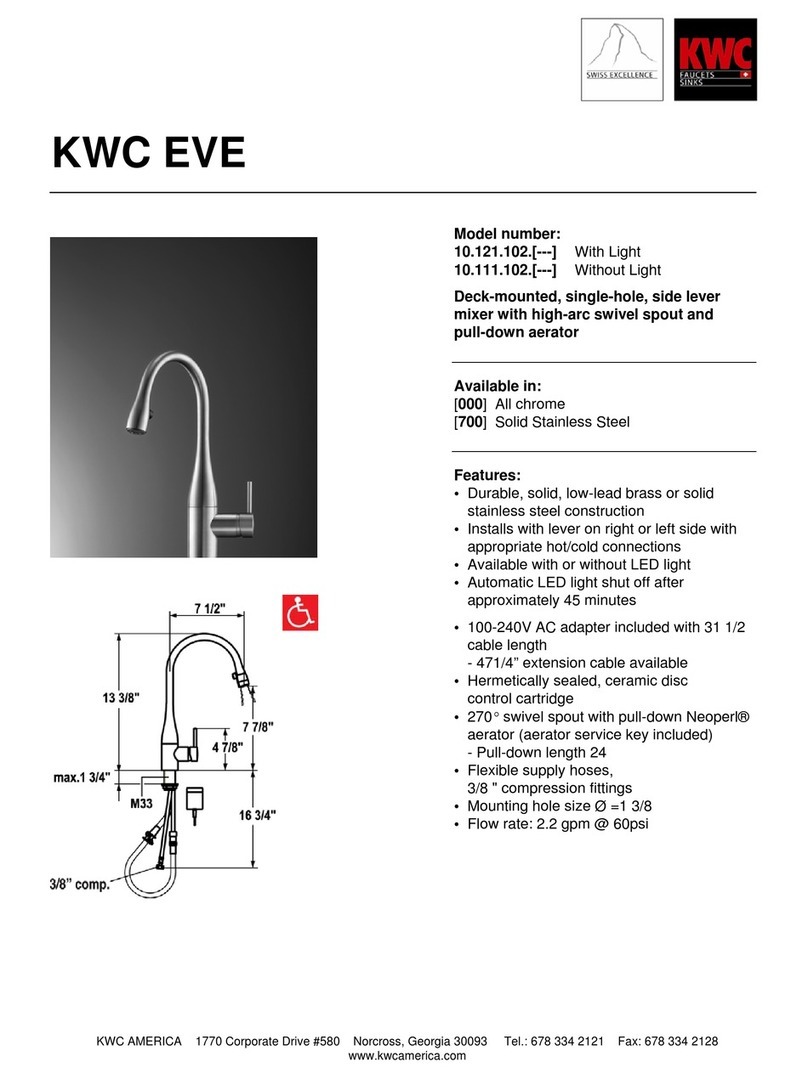 KWC 10.121.102 Features