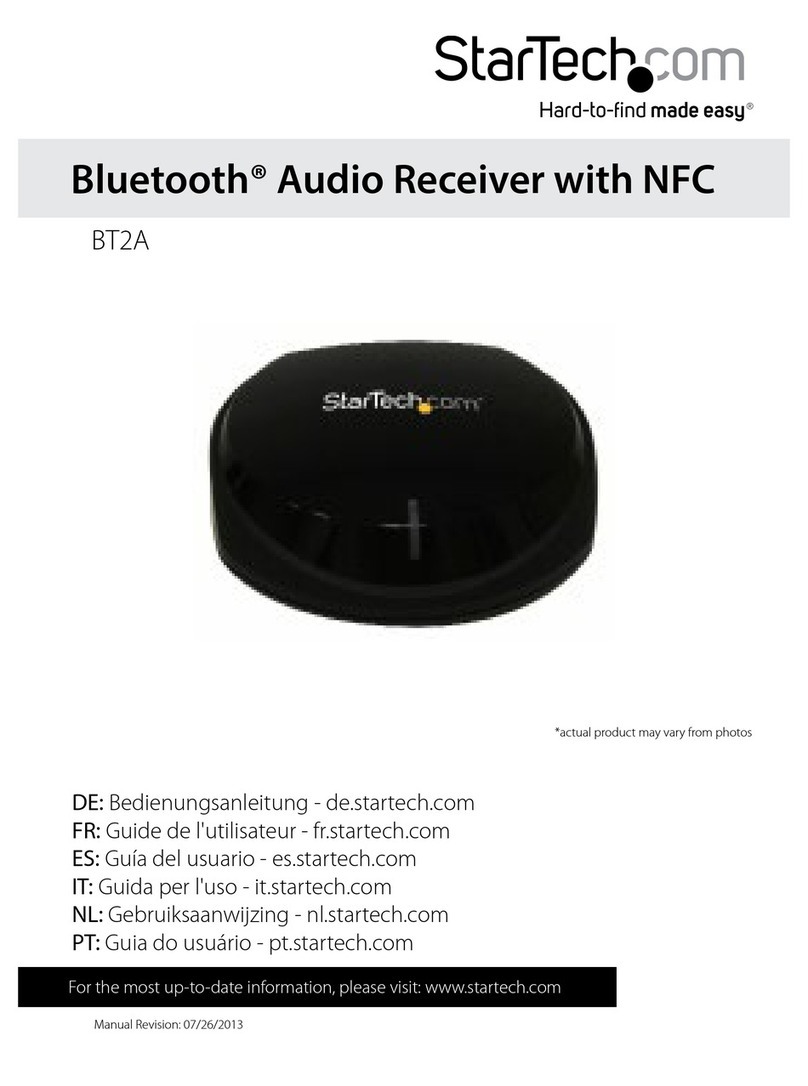 StarTech.com BT2A User manual