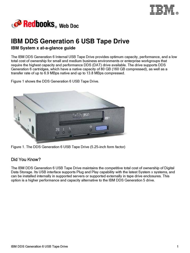 IBM DDS Generation 6 USB User manual