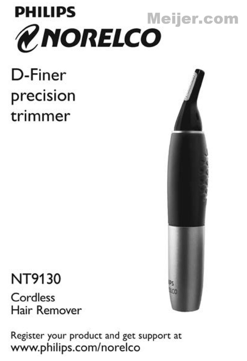 Philips Norelco NT9130 user manual