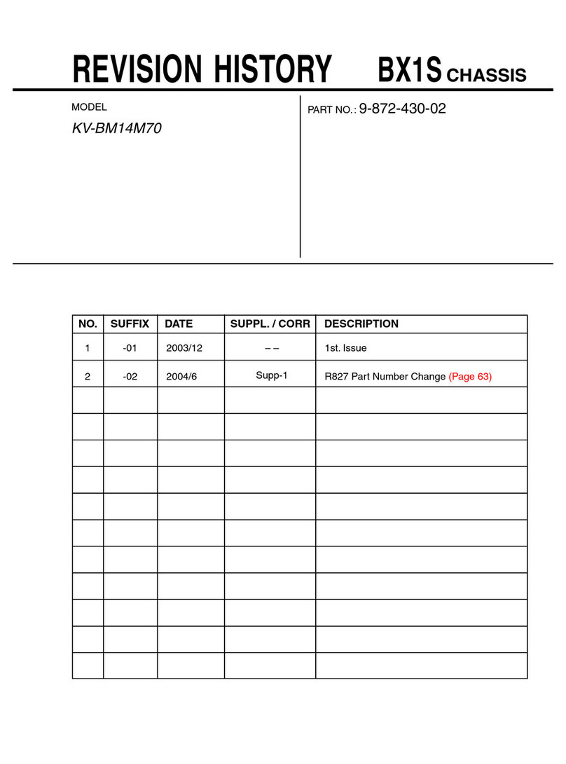 Sony Trinitron KV-BM14M70 User manual