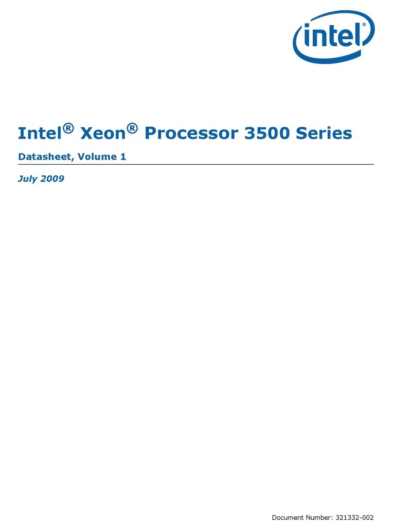 Intel Xeon 3500 Series User manual