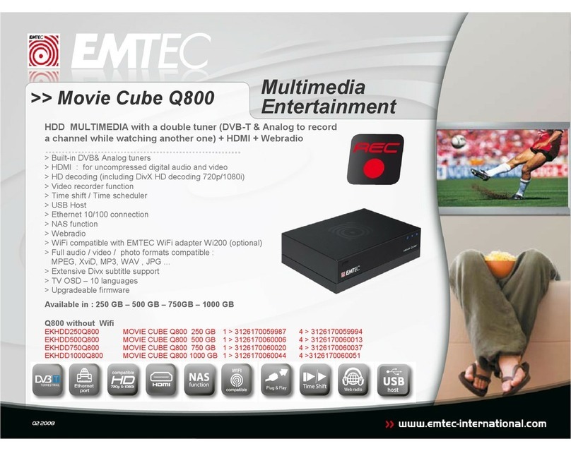 Emtec Movie Cube Q800 Brochure & specs